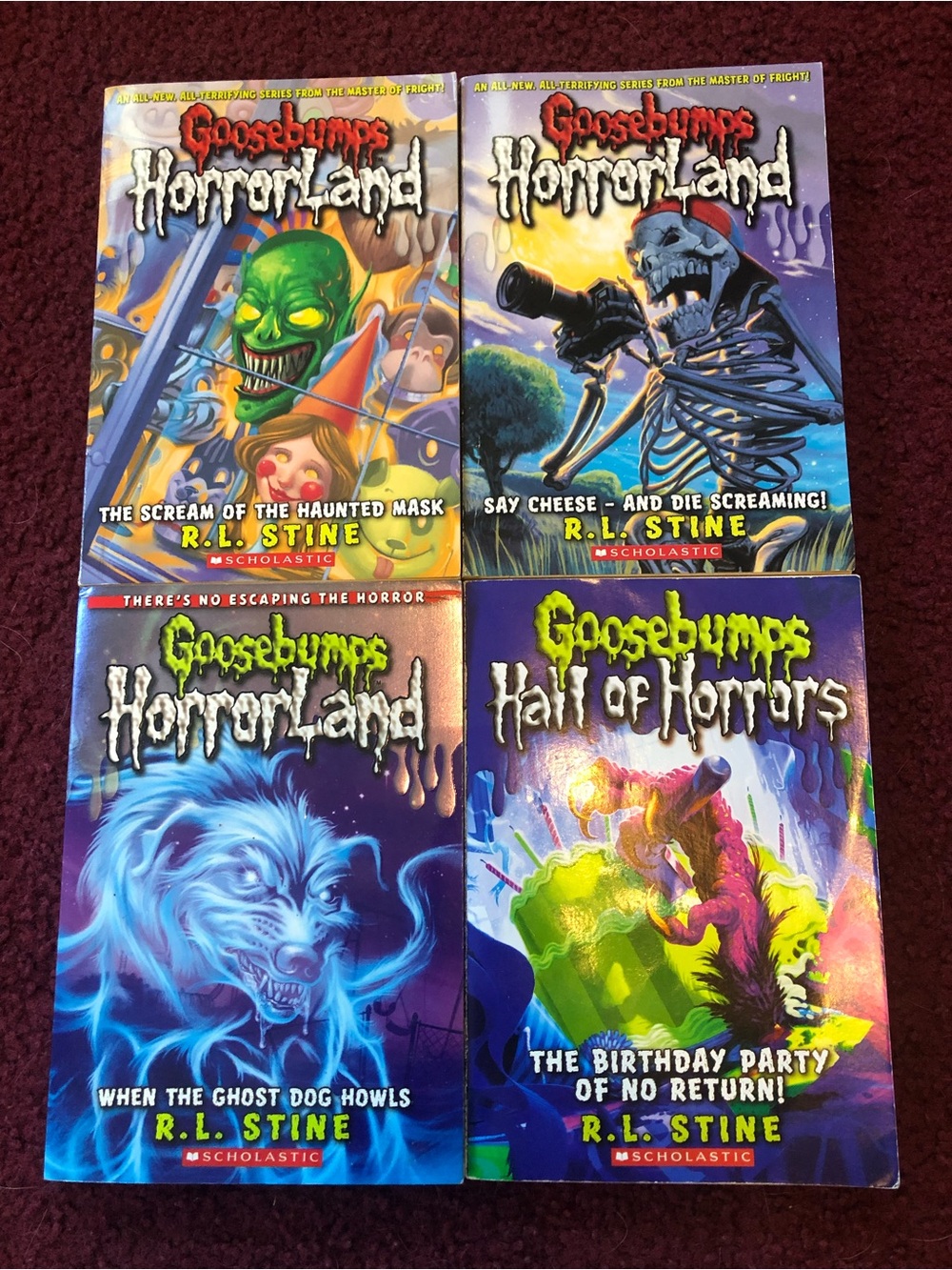 Goosebumps Horrorland/Halls of Horror books All First Edition early 2000s